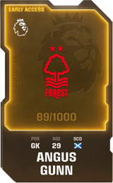 Angus Gunn - limited