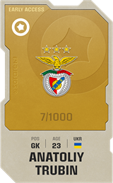 Anatolii Trubin - limited