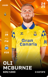 Oliver McBurnie - limited