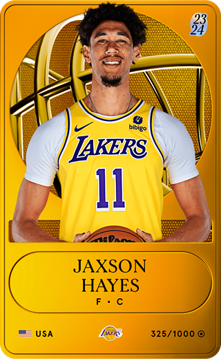 Jaxson Hayes - limited