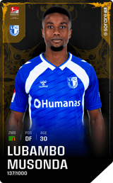 Lubambo Musonda - limited