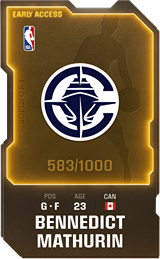 Bennedict Mathurin - limited