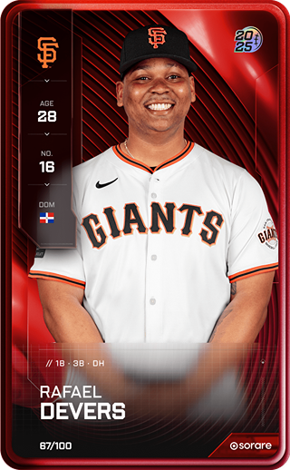 Rafael Devers - rare