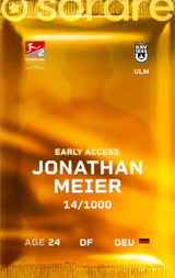 Jonathan Meier - limited
