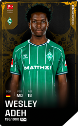 Wesley Adeh - limited