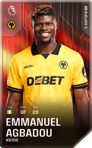 Emmanuel Agbadou - rare