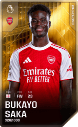 Bukayo Saka - limited