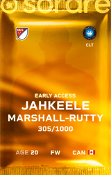 Jahkeele Marshall-Rutty - limited