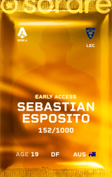Sebastian Esposito - limited