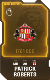 Patrick Roberts - limited