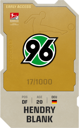 Hendry Blank - limited
