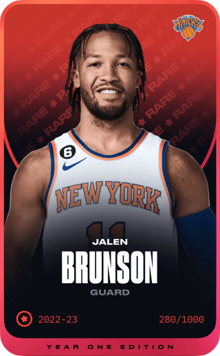 Jalen Brunson - rare