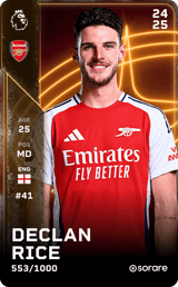 Declan Rice - limited