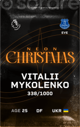 Vitalii Mykolenko - limited
