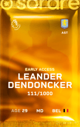 Leander Dendoncker - limited