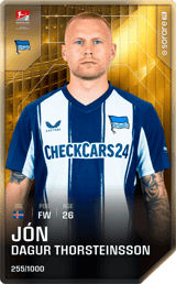 Jón Dagur Thorsteinsson - limited