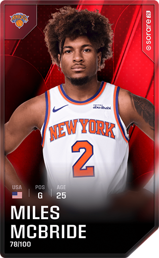 Miles McBride - rare