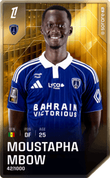 Moustapha Mbow - limited