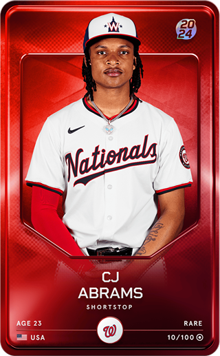 CJ Abrams - rare