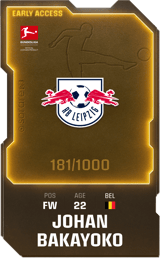 Johan Bakayoko - limited