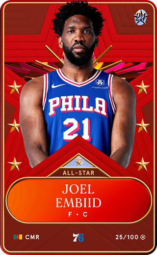 Joel Embiid - rare