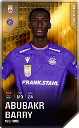 Abubakr Barry - limited