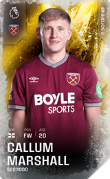 Callum Marshall - limited