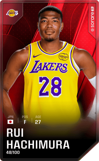 Rui Hachimura - rare