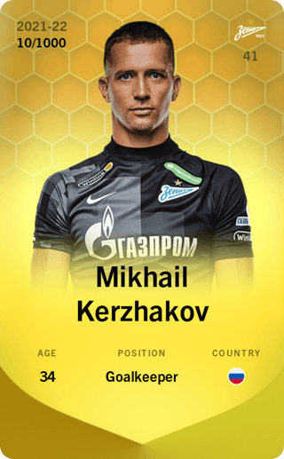 Mikhail Kerzhakov - limited