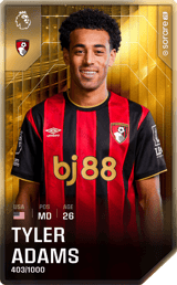 Tyler Adams - limited