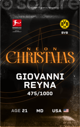Giovanni Reyna - limited