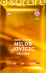 Milos Jovicic - limited
