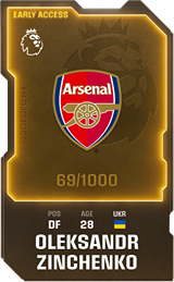 Oleksandr Zinchenko - limited