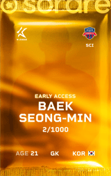 Baek Seung-Min - limited