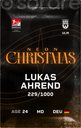 Lukas Ahrend - limited