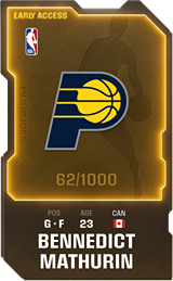 Bennedict Mathurin - limited