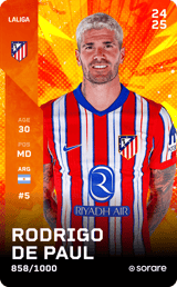 Rodrigo De Paul - limited