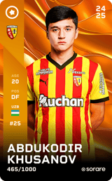 Abdukodir Khusanov - limited