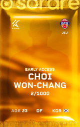 Choi Won-Chang - limited