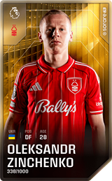 Oleksandr Zinchenko - limited