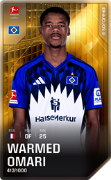 Warmed Omari - limited