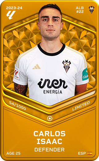 Carlos Isaac - limited