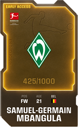 Samuel-Germain Mbangula - limited