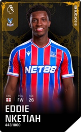 Eddie Nketiah - limited