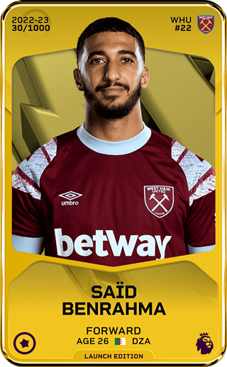 Saïd Benrahma - limited