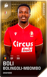 Boli Bolingoli-Mbombo - limited