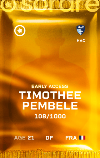 Timothee Pembele - limited