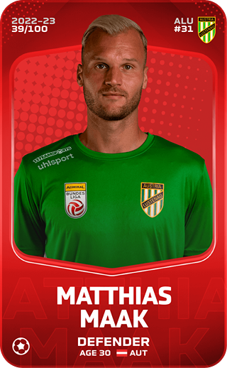 Matthias Maak - rare