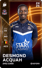 Desmond Acquah - limited