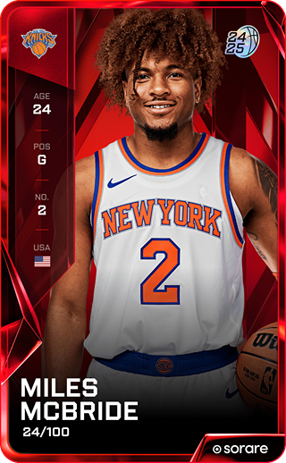 Miles McBride - rare